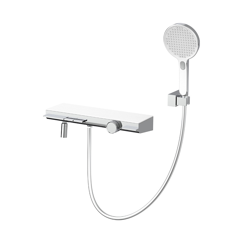 Nine Wall Mounted Bath Shower Mixer with Shelf