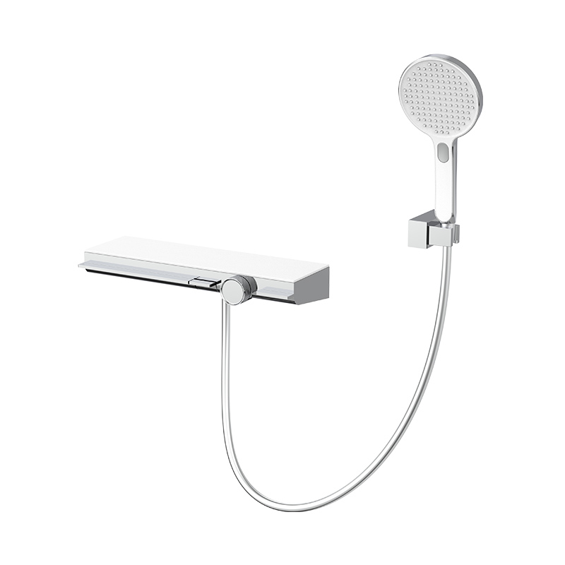 Nine Wall Mounted Shower Mixer with Shelf